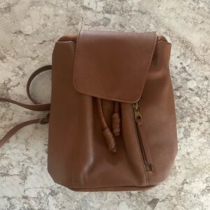 Universal Thread Tan Leather Backpack